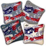 2027 BG Multiple Bag Models "TEAM USA" - ACL Pro Stamped Cornhole Bags - SET OF 4 BAGS