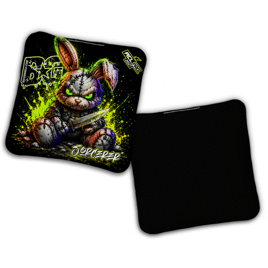 2027 BG Multiple Bag Models "BAD BUNNY" - ACL Pro Stamped Cornhole Bags - SET OF 4 BAGS