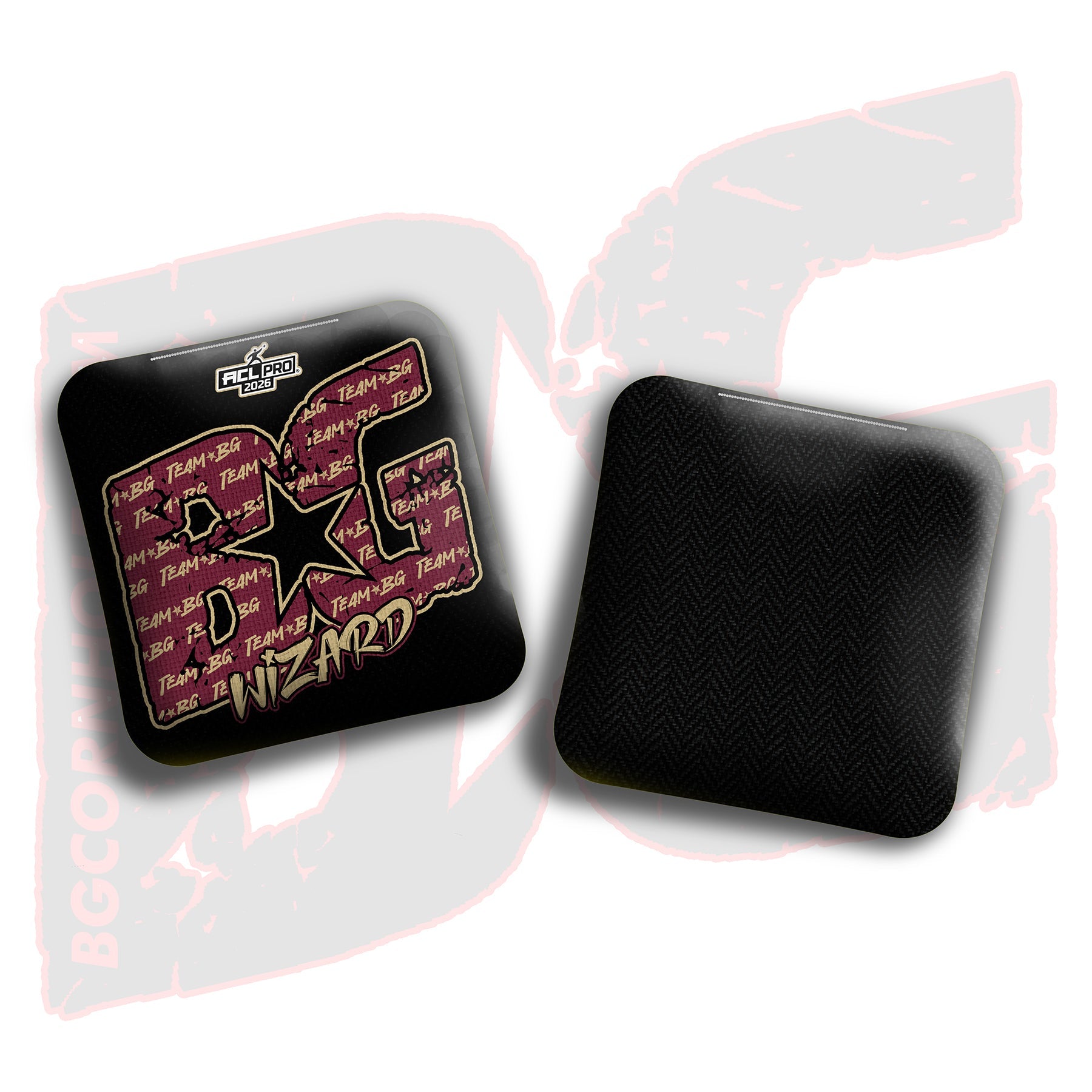 2026 BG Multiple Bag Models "Garnet/Gold Logo Colormatch " - ACL Pro Stamped Cornhole Bags - SET OF 4 BAGS