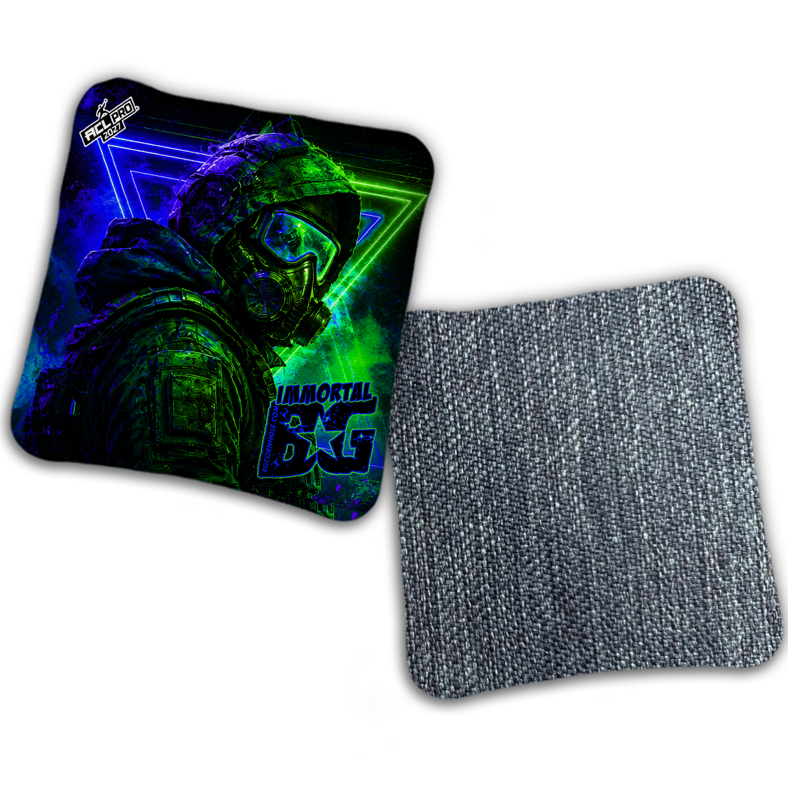 2027 BG Multiple Bag Models "NIGHT PROTOCOL" - ACL Pro Stamped Cornhole Bags - SET OF 4 BAGS
