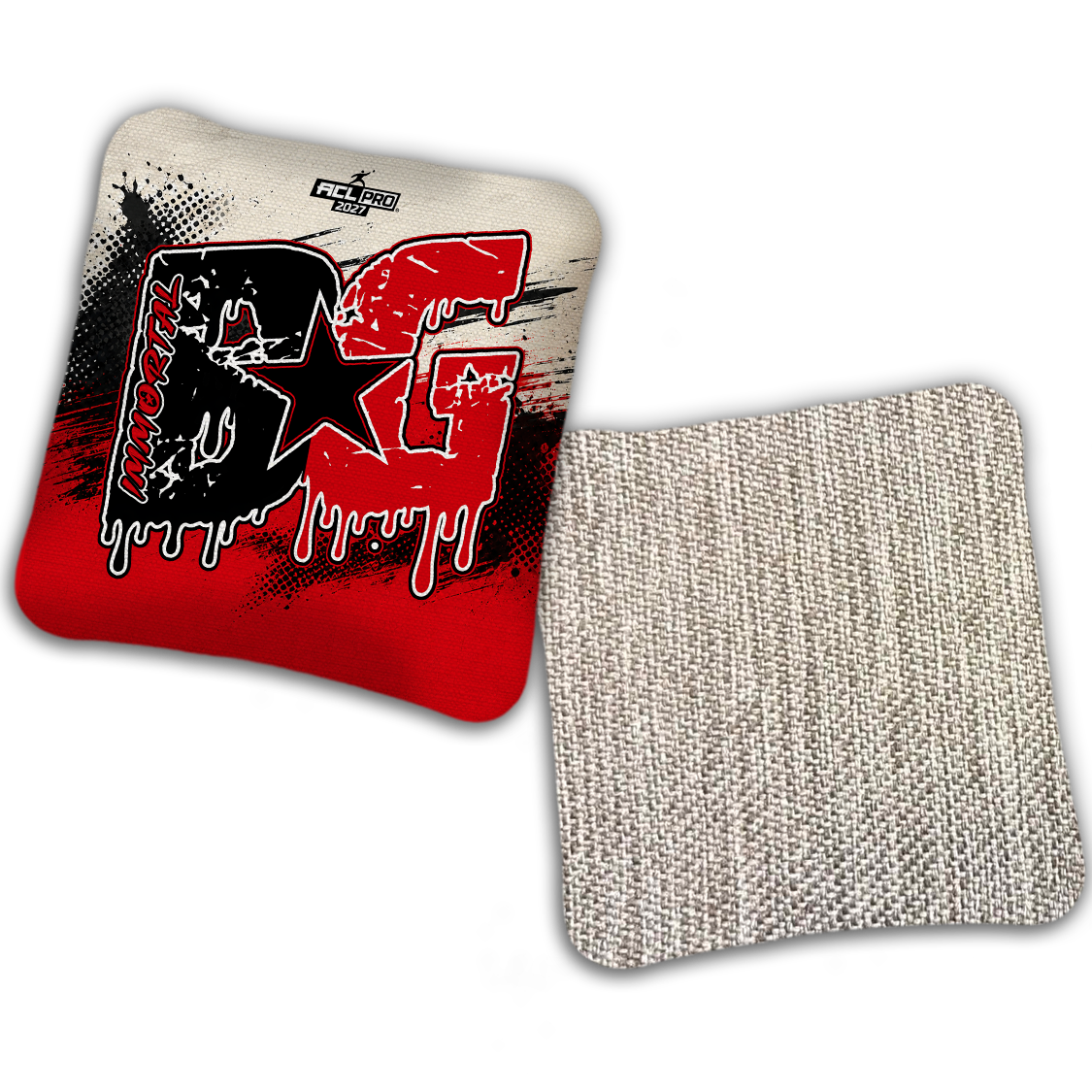 2027 BG Multiple Bag Models "GRUNGE" - ACL Pro Stamped Cornhole Bags - SET OF 4 BAGS