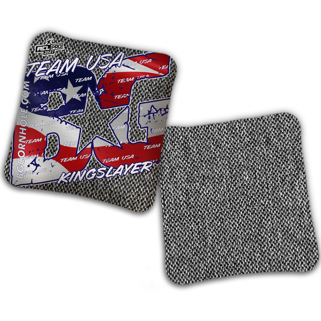 2027 BG Multiple Bag Models "TEAM USA" - ACL Pro Stamped Cornhole Bags - SET OF 4 BAGS