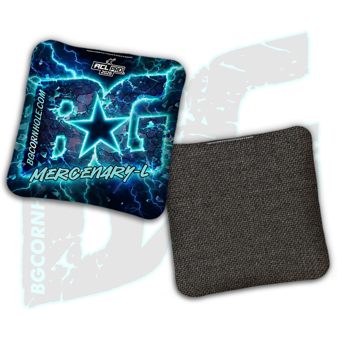 2026 BG Multiple Bag Models "Voltage" - ACL Pro Stamped Cornhole Bags - SET OF 4 BAGS