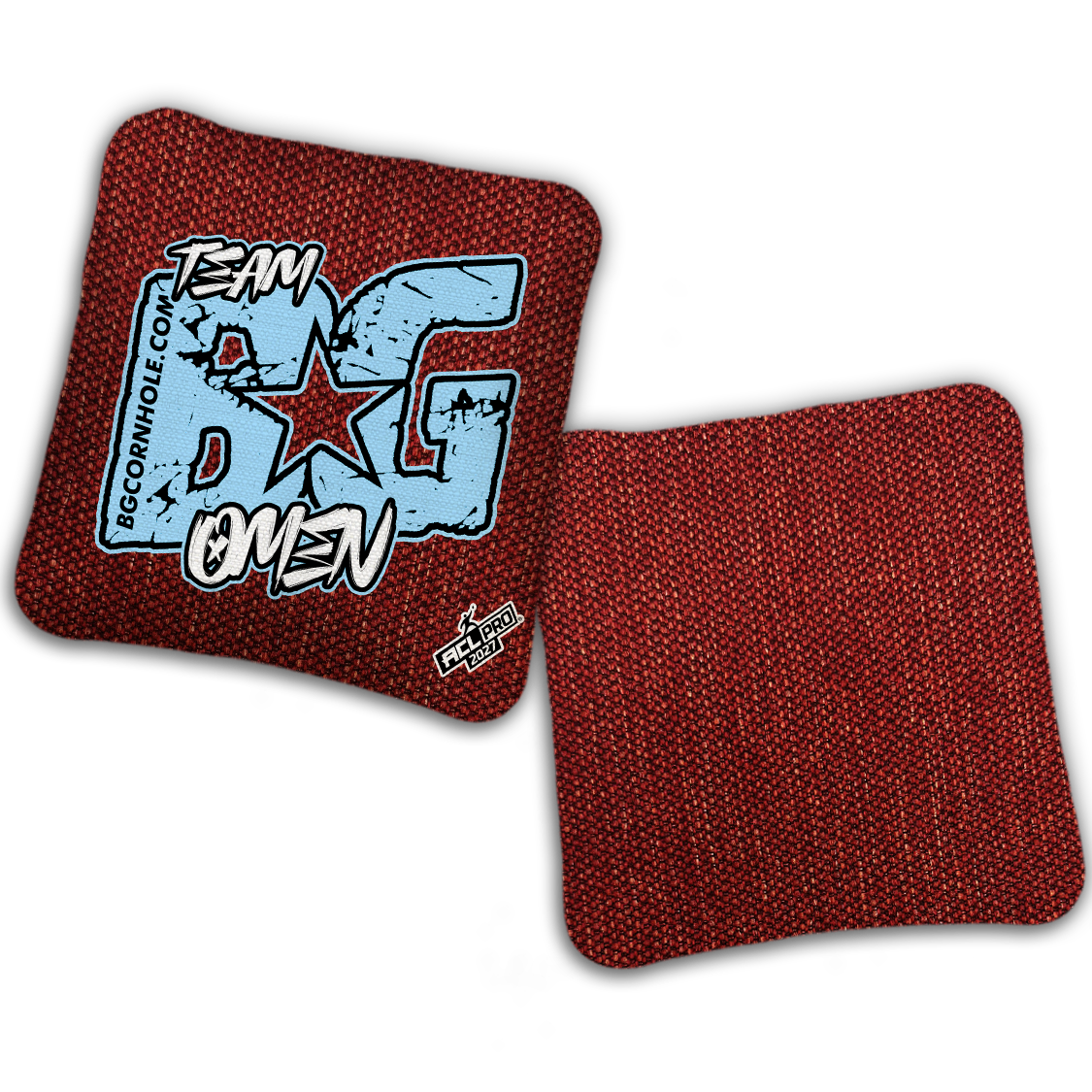 2027 BG OMEN “ESPN THROWBACK COLORMATCH" - ACL Pro Stamped Cornhole Bags - SET OF 4 BAGS