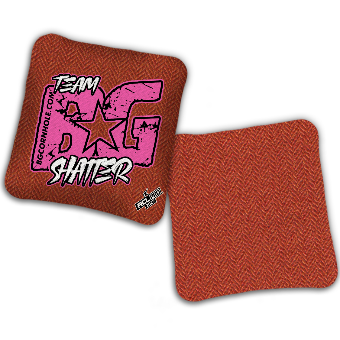 2027 BG SHATTER “ESPN THROWBACK COLORMATCH" - ACL Pro Stamped Cornhole Bags - SET OF 4 BAGS