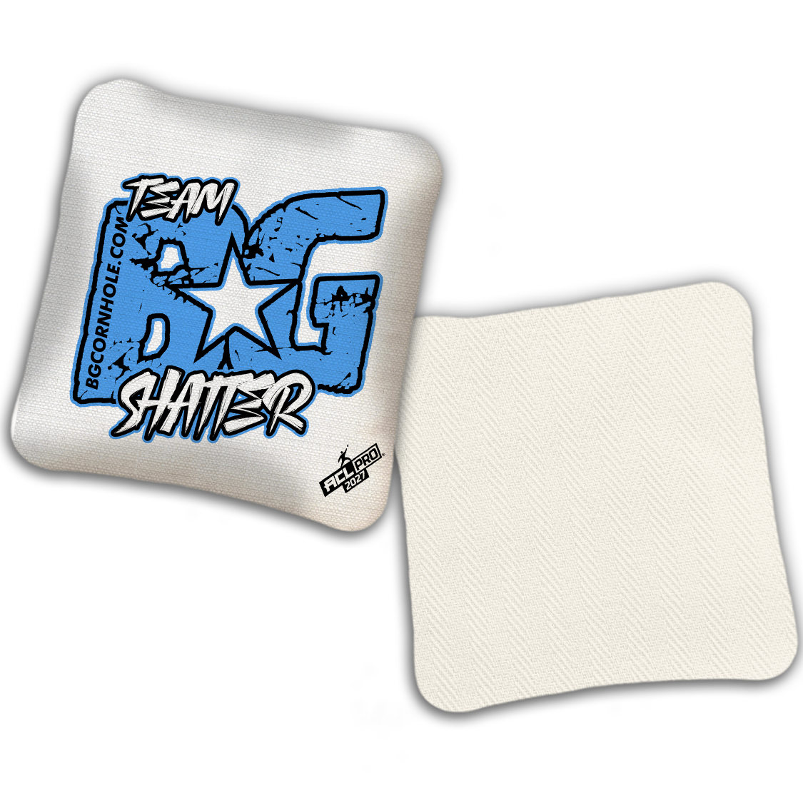 2027 BG SHATTER “ESPN THROWBACK COLORMATCH" - ACL Pro Stamped Cornhole Bags - SET OF 4 BAGS