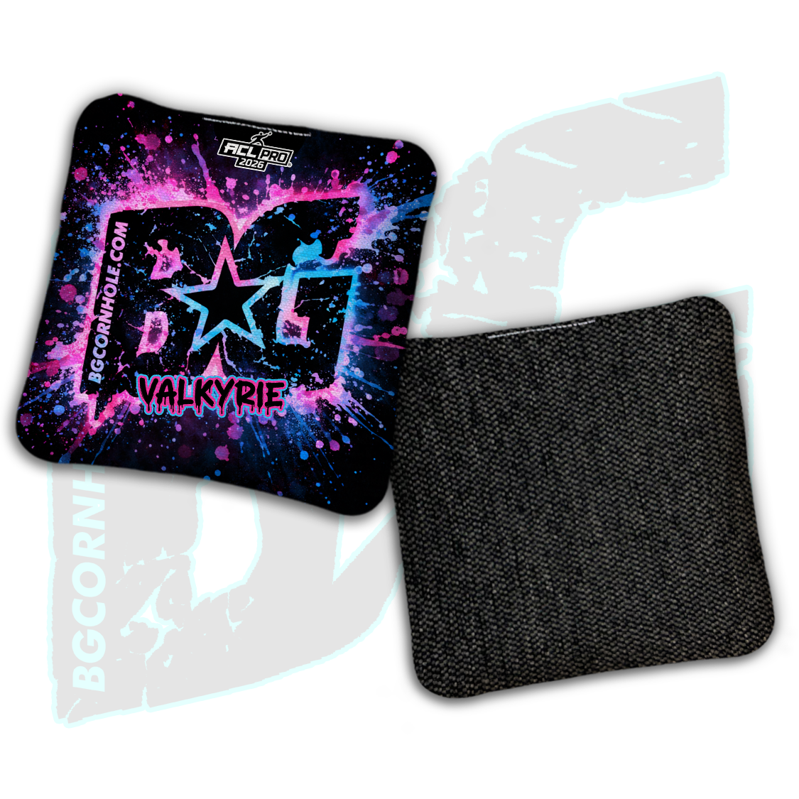 2026 BG Multiple Bag Models "Drip Splatter" - ACL Pro Stamped Cornhole Bags - SET OF 4 BAGS