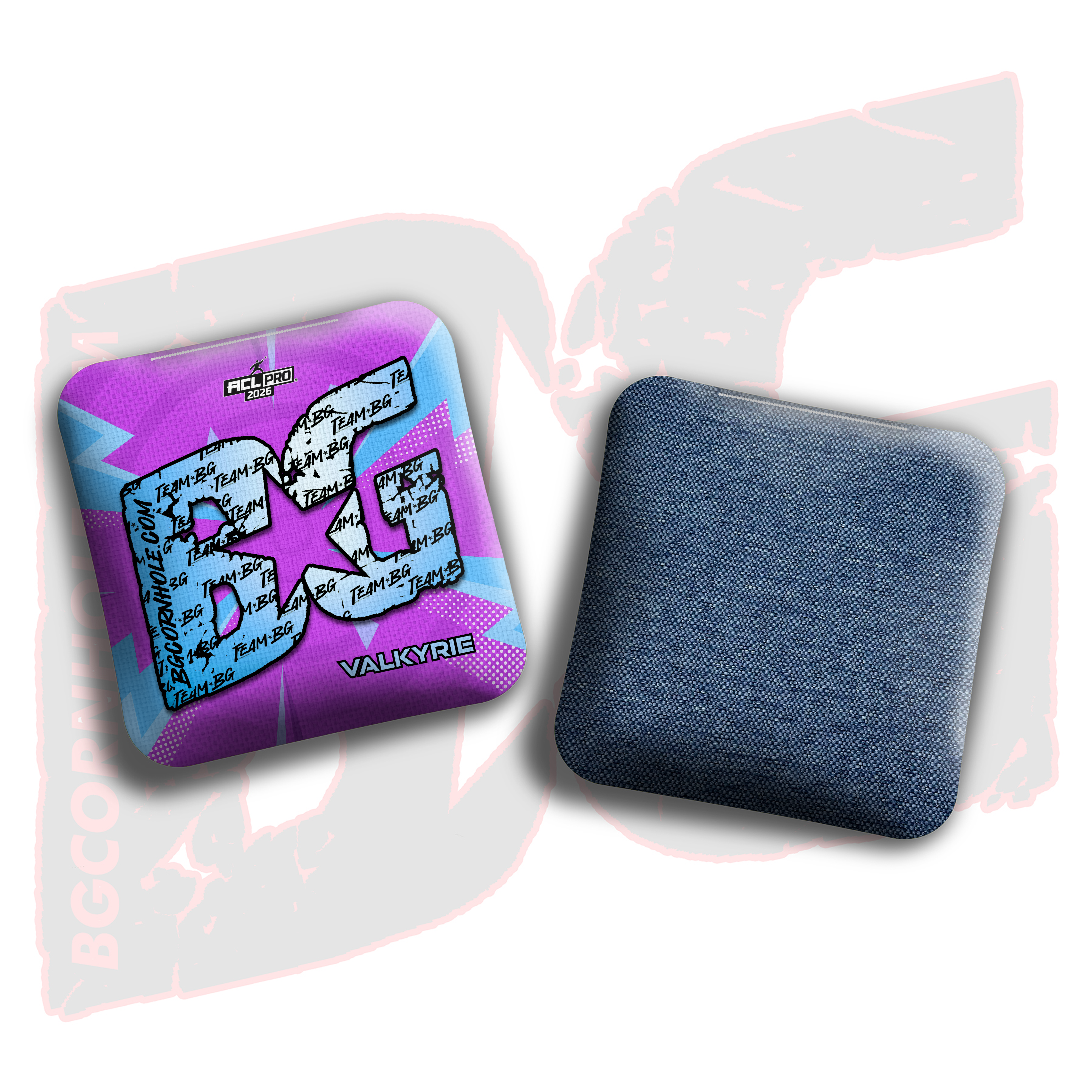 2026 BG Multiple Bag Models "Retro Strike" - ACL Pro Stamped Cornhole Bags - SET OF 4 BAGS