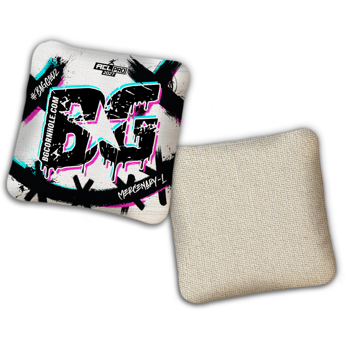 2027 BG Multiple Bag Models "WHY SO SERIOUS" - ACL Pro Stamped Cornhole Bags - SET OF 4 BAGS