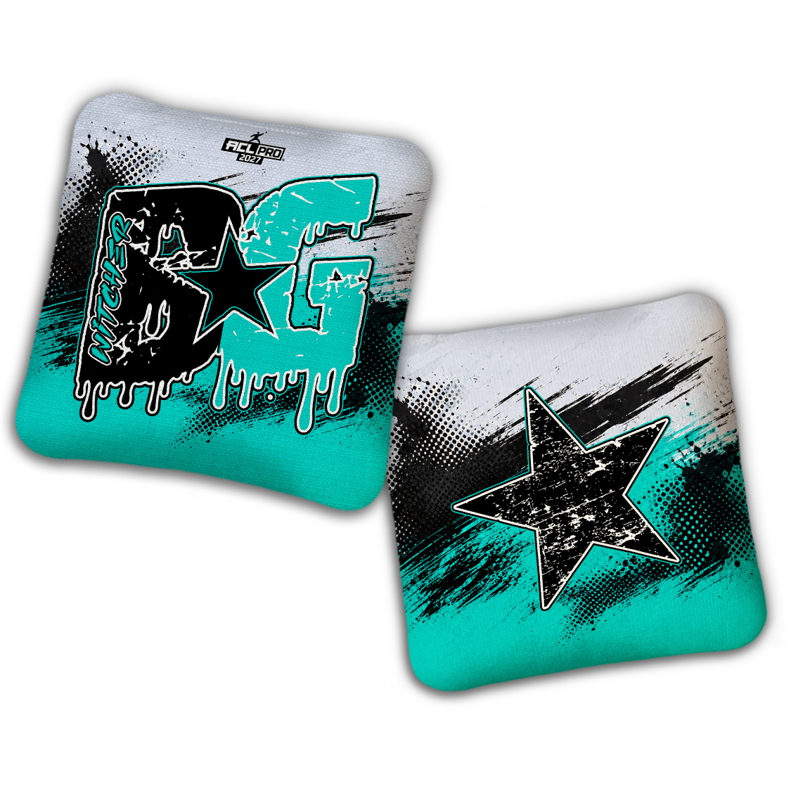 2027 BG Multiple Bag Models "GRUNGE" - ACL Pro Stamped Cornhole Bags - SET OF 4 BAGS