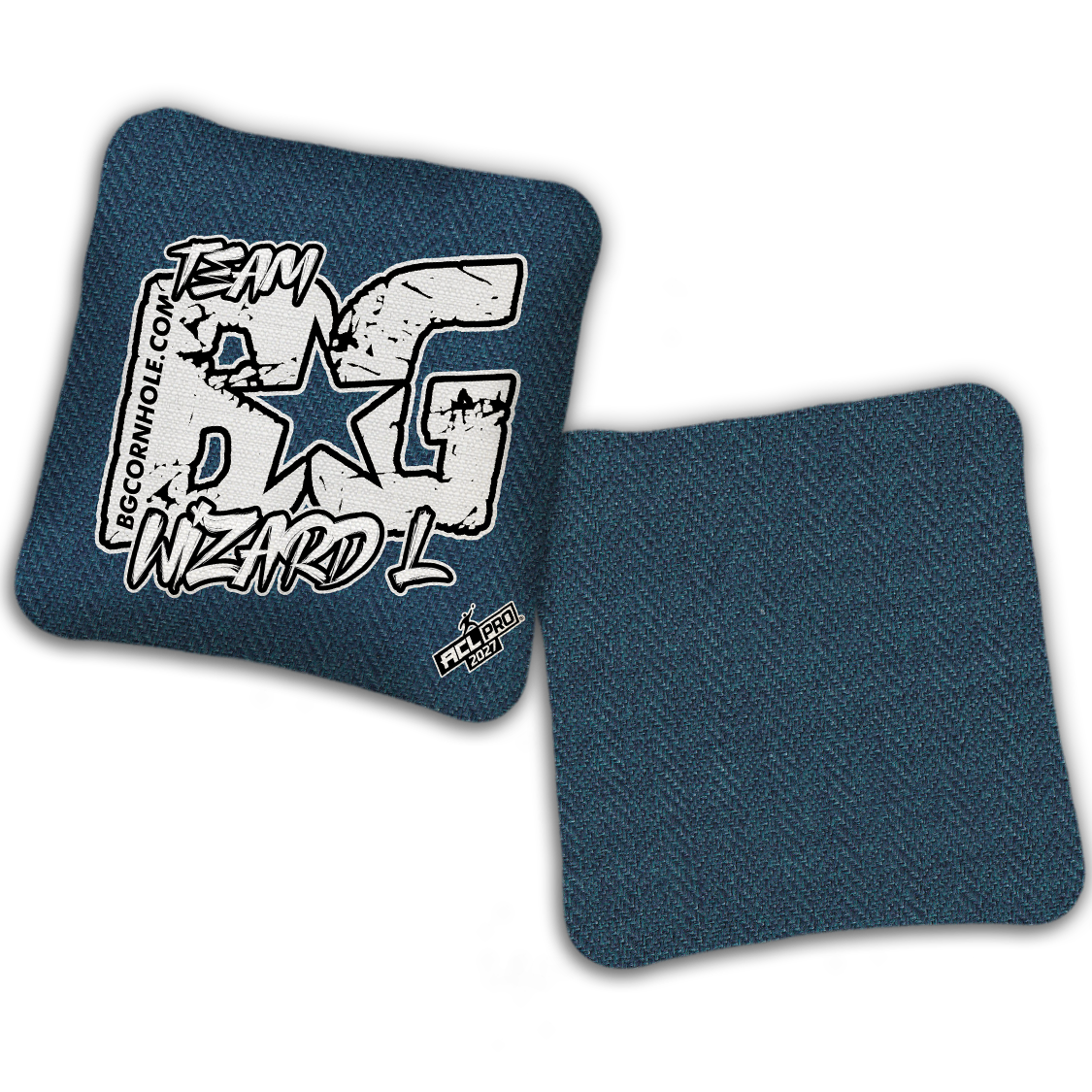 2027 BG WIZARD-L “ESPN THROWBACK COLORMATCH" - ACL Pro Stamped Cornhole Bags - SET OF 4 BAGS