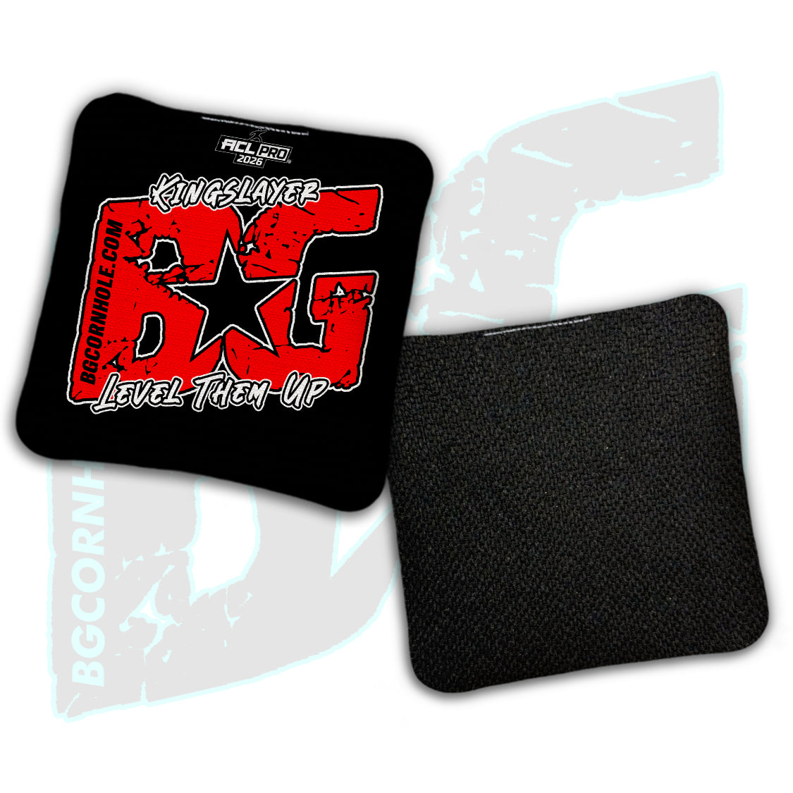 2026 BG "Level Them Up” Collab - ACL Pro Stamped Cornhole Bags - SET OF 4 BAGS