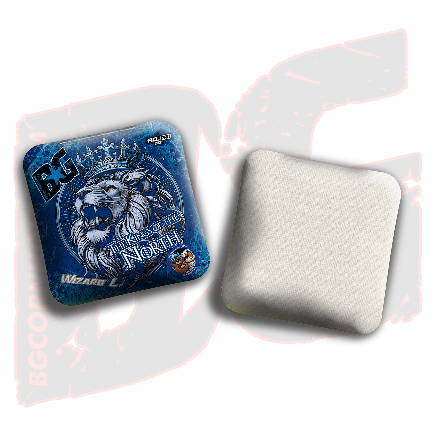 2026 BG Multiple Bag Models "King of the North" - ACL Pro Stamped Cornhole Bags - SET OF 4 BAGS