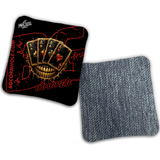 2027 BG Multiple Bag Models "DEAD MANS HAND " - ACL Pro Stamped Cornhole Bags - SET OF 4 BAGS